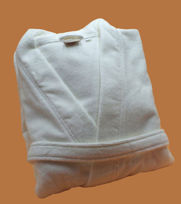 Peignoir GRANDE TAILLE Blanc douceur