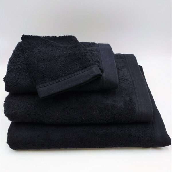 Serviettes de bain NEIPER uni - Noir