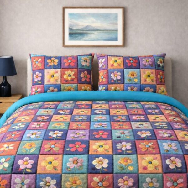 Housse de couette Jardin de Patchwork