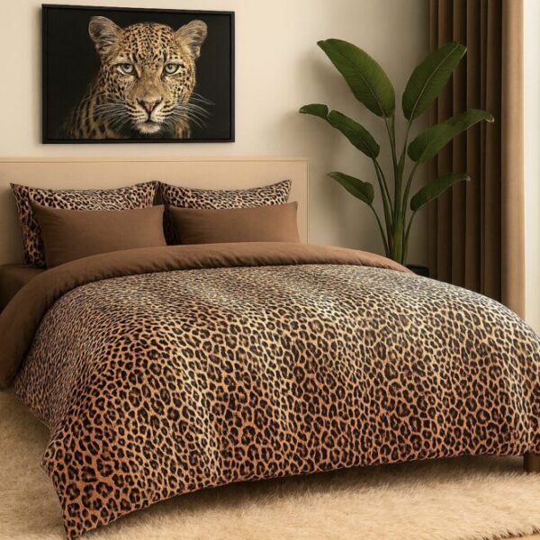 Housse de couette Léopard Majesté