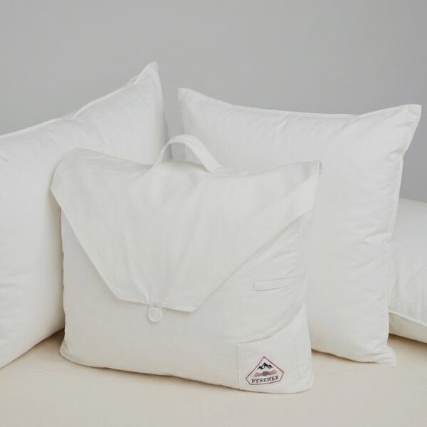 Oreiller duvet moelleux Modulo Souple 1 Pyrenex 65x65 et 50x70